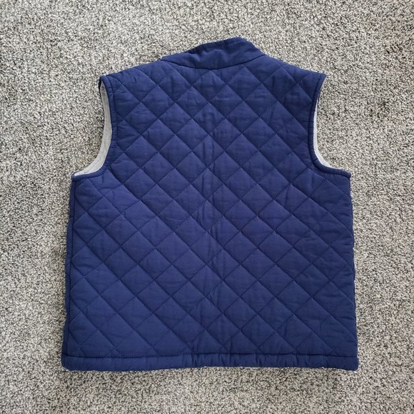 Janie & Jack Blue Quilted Vest  Size 3-4 - Picture 2 of 7